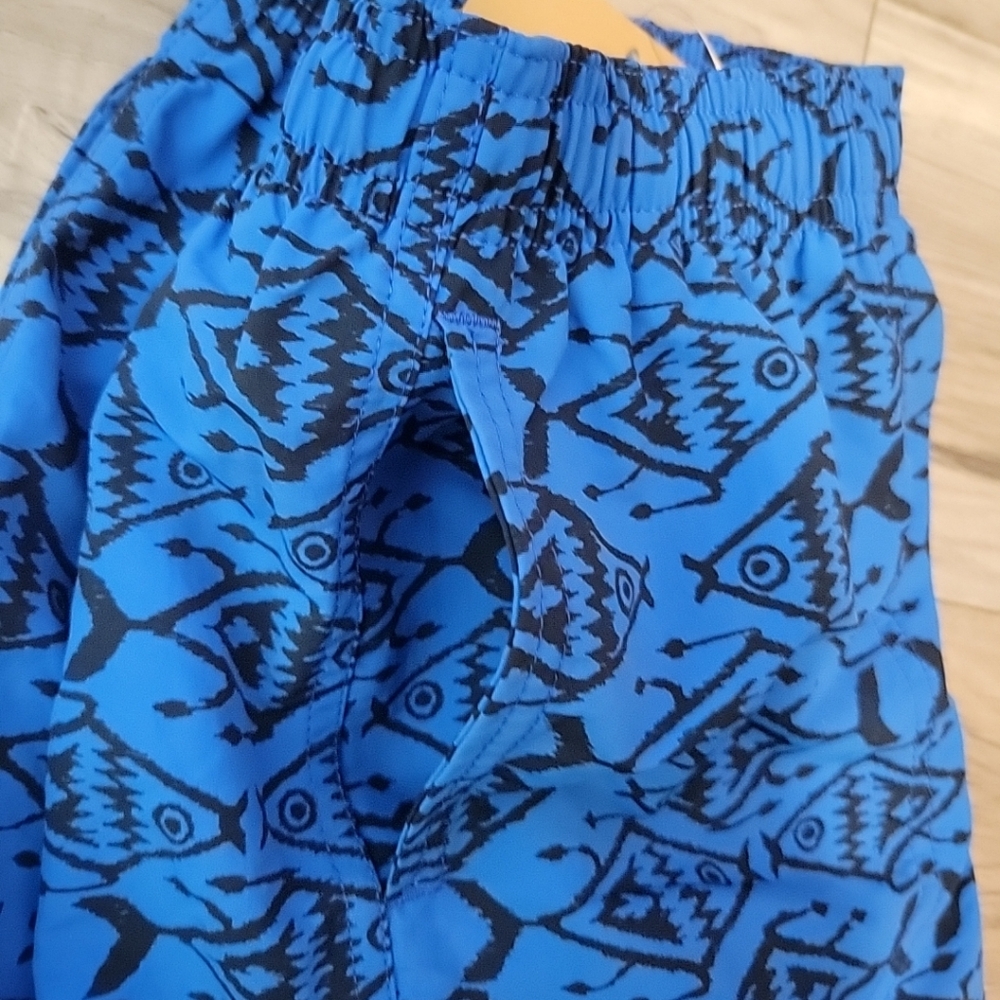 NWOT Patagonia Baggies Shorts Boys Blue Lined  Drawstring Waistline - Picture 7 of 11